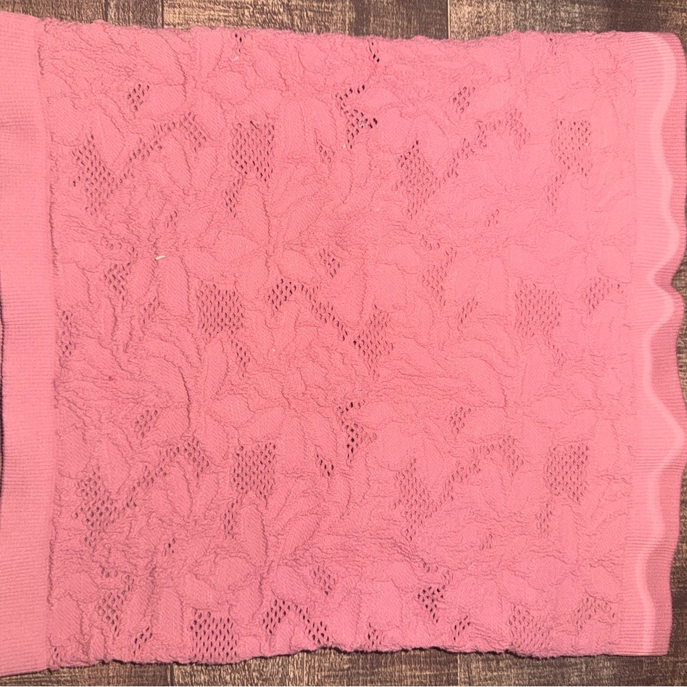Tilly's Pink Lace Crop Top